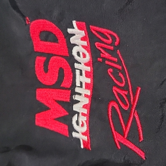 Vintage MSD Ignition Racing American Made Sportswear embroidered spellou… - Picture 7 of 11